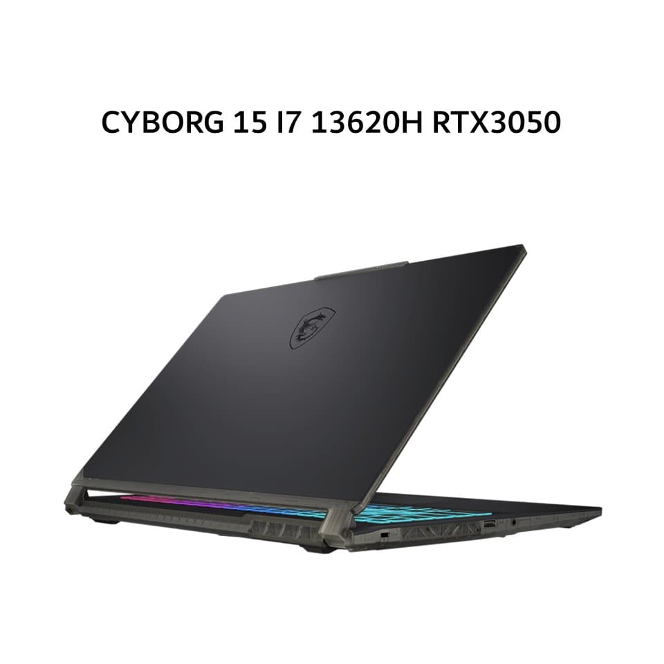 MSI CYBORG 15 I7 13620H RTX3050 6GB/ 16GB 512GB W11+OHS 15.6FHD 144HZ BLIT 2Y BLK -A13UDXK.1442