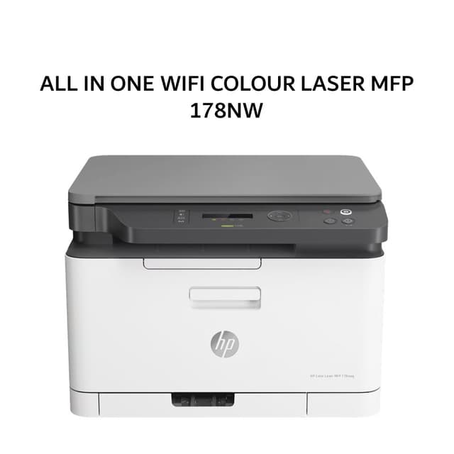 HP ALL IN ONE WIFI COLOUR LASER MFP 178NW 2Y