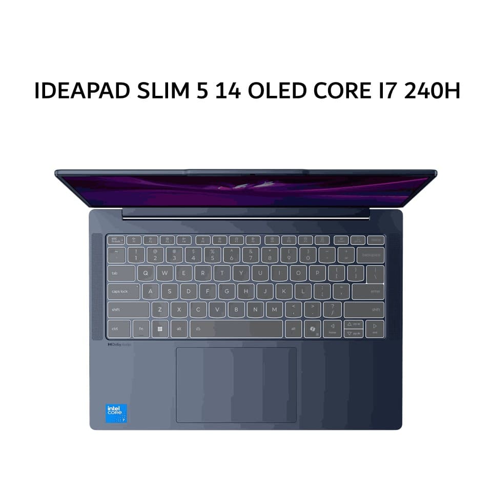 LENOVO IDEAPAD SLIM 5 14 OLED CORE I7 240H 16GB 512GB W11+OHS+M365B 14.0 WUXGA 2Y+ADP BLU -5FID