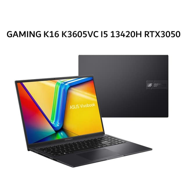 ASUS GAMING K16 K3605VC I5 13420H RTX3050 4GB/ 16GB 512GB W11+OHS+M365B 16.0WUXGA IPS BLIT BLK -I535B1T-HM/16