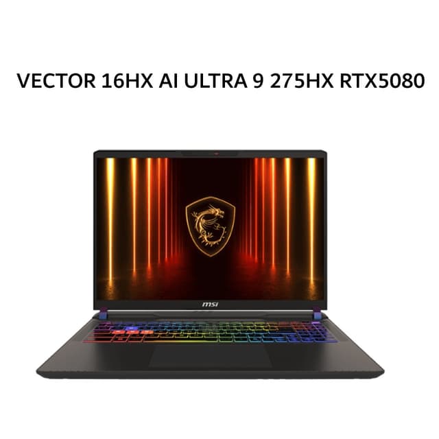 MSI VECTOR 16HX AI ULTRA 9 275HX RTX5080 16GB/ 16GB 1TB W11+OHS 16.0QHD+ 240HZ 100DCIP3 24ZRGB GRY -A2XWIG.043