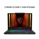 MSI CYBORG 15 CORE I7 240H RTX5060 8GB/ 16GB 512GB W11+OHS 15.6FHD 144HZ 4ZRGB 2Y+ADP BLK-B2RWFKG.050 - Variant 1