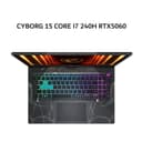 MSI CYBORG 15 CORE I7 240H RTX5060 8GB/ 16GB 512GB W11+OHS 15.6FHD 144HZ 4ZRGB 2Y+ADP BLK-B2RWFKG.050 - Image 1