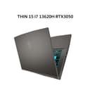 MSI THIN 15 I7 13620H RTX3050 4GB/ 8GB 512GB W11 15.6FHD 144HZ BLIT 2Y GRY -B13UC.2407 - Image 3