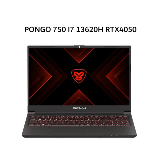 AXIOO PONGO 750 I7 13620H RTX4050 6GB/ 16GB 512GB DOS 15.6FHD 144HZ IPS RGB 3Y GRY