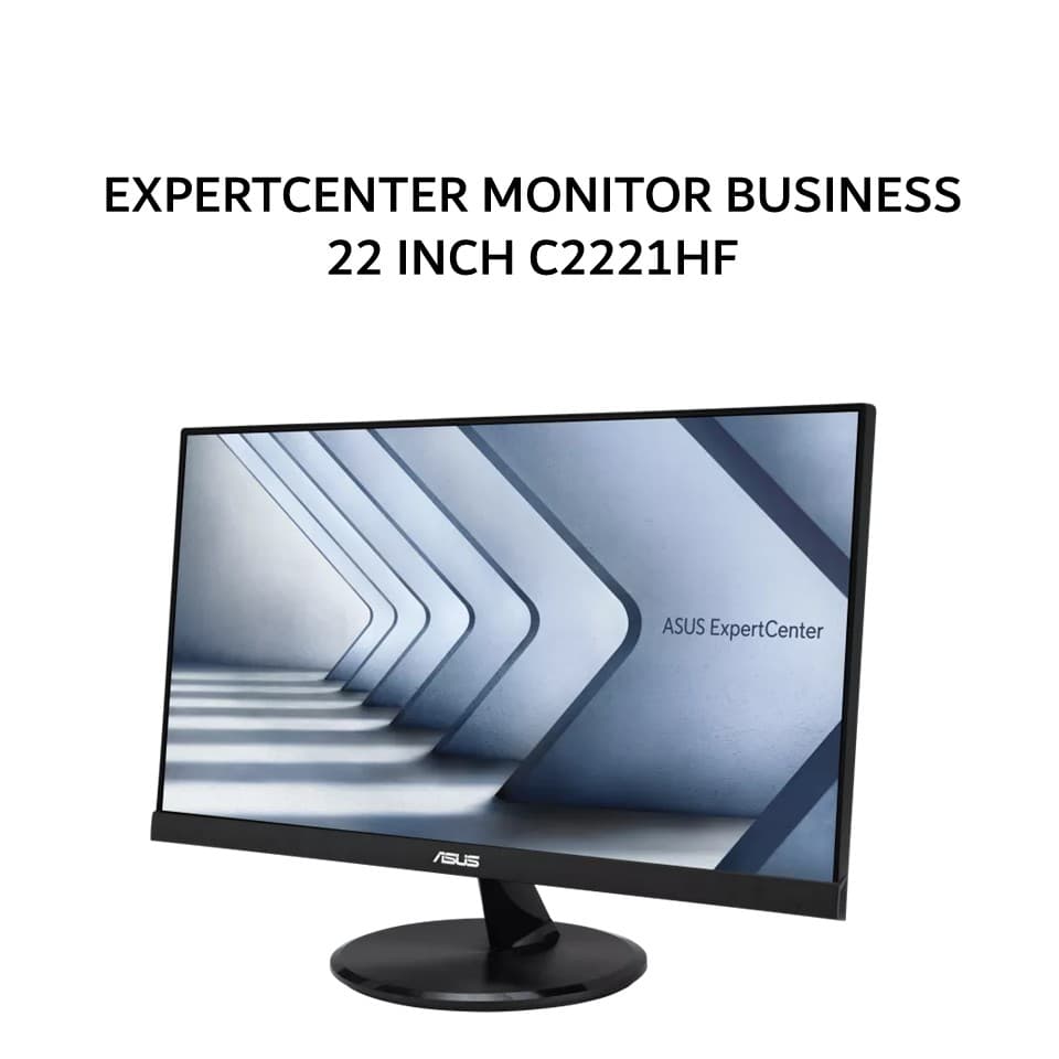 ASUS EXPERTCENTER MONITOR BUSINESS 22 INCH C2221HF IPS FHD 1080P 1MS 100HZ (BUNDLE PC DESKTOP)