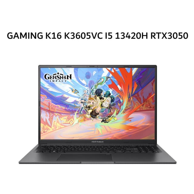 ASUS GAMING K16 K3605VC I5 13420H RTX3050 4GB/ 16GB 512GB W11+OHS+M365B 16.0WUXGA IPS BLIT BLK -I535B6T-HM