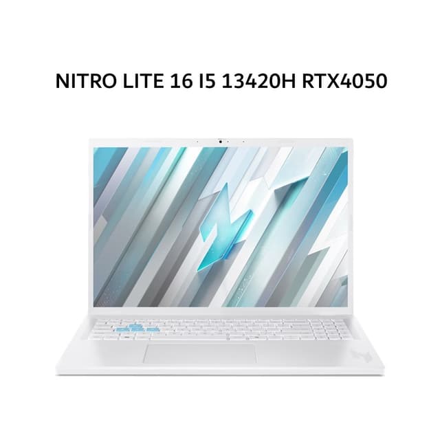 ACER NITRO LITE 16 I5 13420H RTX4050 6GB/ 16GB 512GB W11+OHS 16.0WUXGA 180HZ 100SRGB BLIT 2Y+ADP WHT -71G.55VC