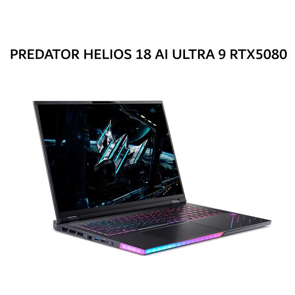 ACER PREDATOR HELIOS 18 AI ULTRA 9 275HX RTX5080 16GB/ 64GB 2TB W11+OHS 18.0WQXGA MINILED 250HZ 100DCIP3 PKRGB 3Y+ADP -73.97U9