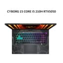 MSI CYBORG 15 CORE I5 210H RTX5050 8GB/ 16GB 512GB W11+OHS 15.6FHD 144HZ 4ZRGB 2Y+ADP BLK -B2RWEKG.053 - Image 1