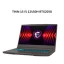 MSI THIN 15 I5 12450H RTX2050 4GB/ 16GB 512GB W11 15.6FHD IPS 144HZ BLIT 2Y GRY -B12UCX.2299/16 - Image 1