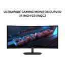 GIGABYTE ULTRAWIDE GAMING MONITOR CURVED 34 INCH G34WQC2 VA 1500R WQHD 2K 1440P 1MS 200HZ HDR400 TILT 3Y - Variant 1
