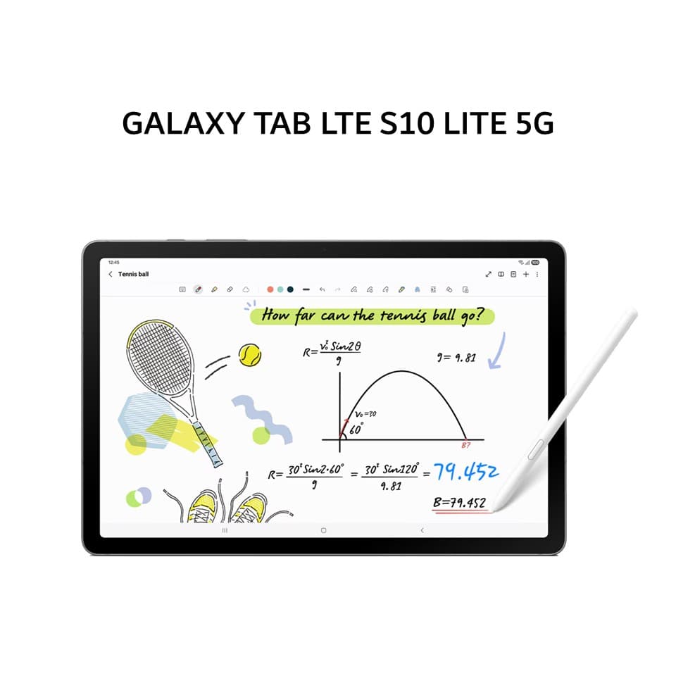 SAMSUNG GALAXY TAB LTE S10 LITE 5G 6GB 128GB EXYNOS 1380 GRAY