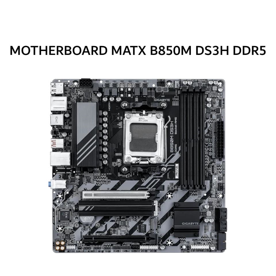 GIGABYTE MOTHERBOARD MATX B850M DS3H DDR5 AM5 /AMD 3Y
