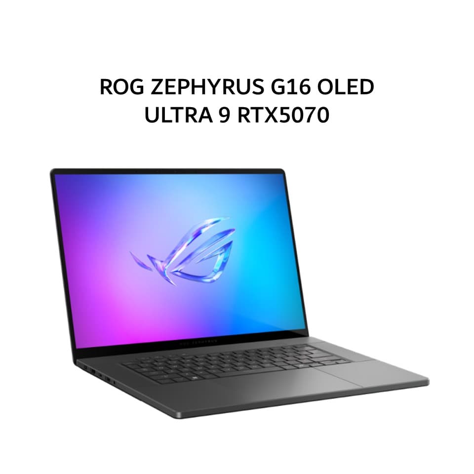 ASUS ROG ZEPHYRUS G16 OLED GU605CP ULTRA 9 285H RTX5070 8GB/ 32GB 2TB W11+OHS+M365B 16.0WQXGA 240HZ (BOX MOU) GRY -I9N57OL6G-HM