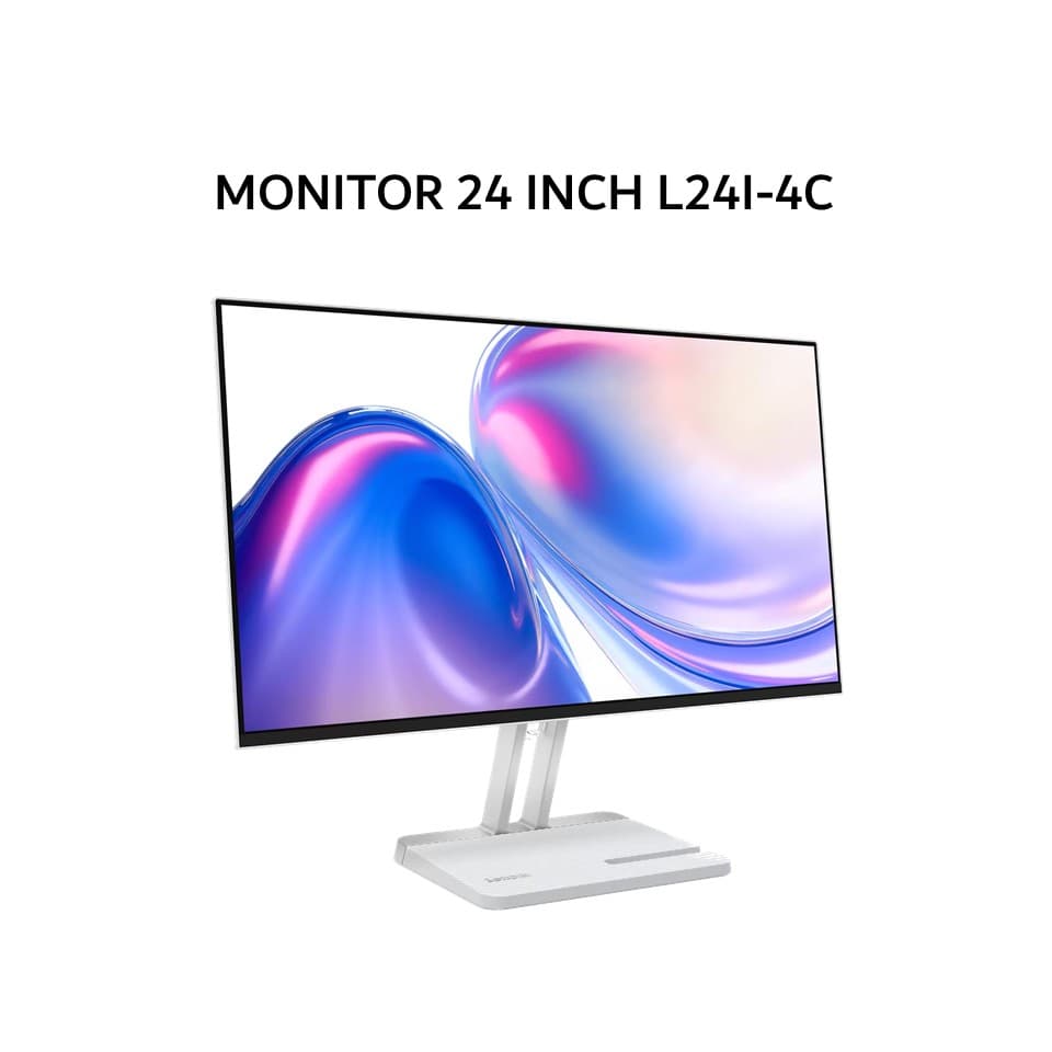 LENOVO MONITOR 24 INCH L24I-4C IPS FHD 1080P 1MS 144HZ AMD FREESYNC TILT SPEAKER SILVER 3Y