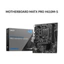 MSI MOTHERBOARD MATX PRO H610M-S WIFI DDR4 LGA1700 /INTEL 3Y - Variant 1