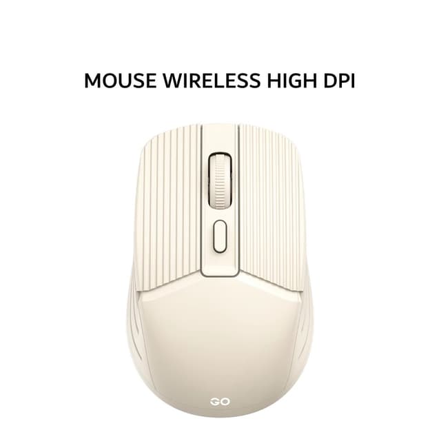 FANTECH GO - MOUSE WIRELESS HIGH DPI - W605 - BEIGE