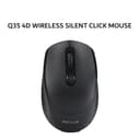 REXUS Q35 4D WIRELESS SILENT CLICK OFFICE MOUSE - BLACK - Variant 1