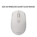 REXUS Q35 4D WIRELESS SILENT CLICK OFFICE MOUSE - WHITE - Variant 1