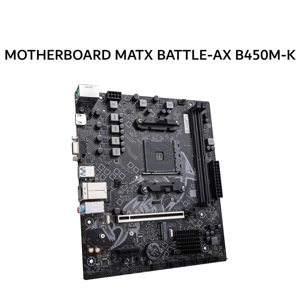 COLORFUL MOTHERBOARD MATX BATTLE-AX B450M-K M.2 DDR4 AM4 /AMD 3Y