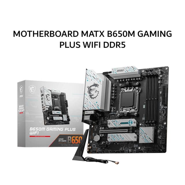 MSI MOTHERBOARD MATX B650M GAMING PLUS WIFI DDR5 AM5 /AMD 3Y