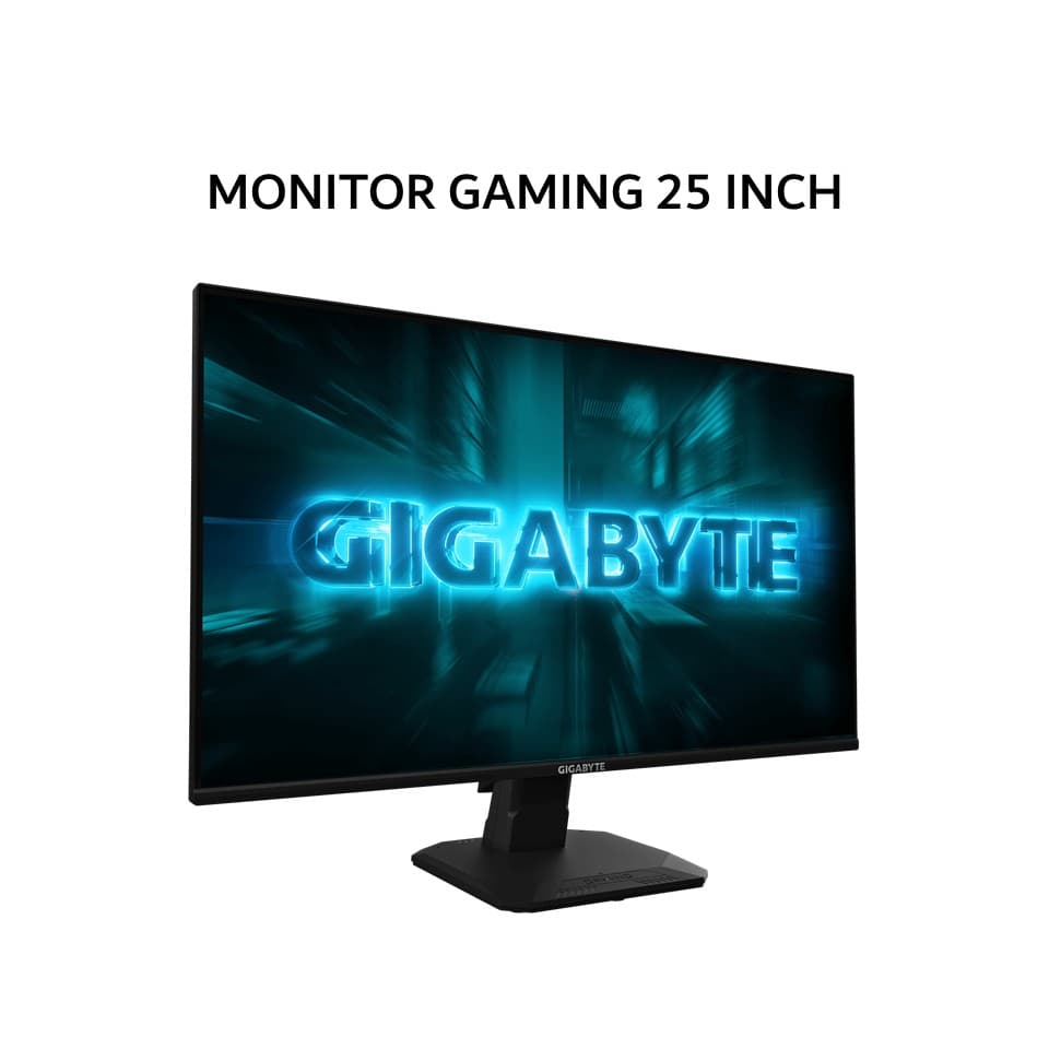GIGABYTE GAMING MONITOR 25 INCH SS IPS FHD 1080P 1MS 144HZ GGS25F14 HDR10 TILT 3Y