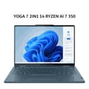 LENOVO YOGA 7 2IN1 14 RYZEN AI 7 350 16GB 1TB W11+OHS+M365B 14.0WUXGA OLED PEN SLEEVE 3Y PREM+3ADP TEAL -9UID - Image 1