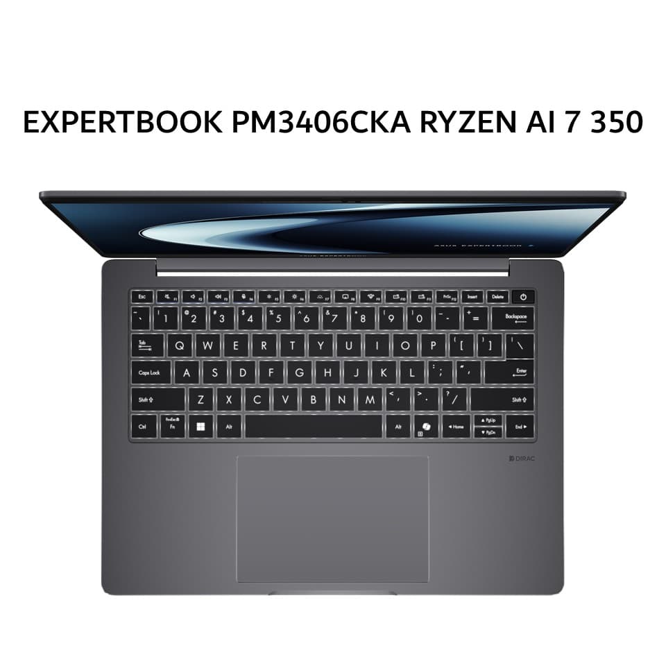 ASUS EXPERTBOOK PM3406CKA RYZEN AI 7 350 32GB 1TB W11+OHS+M365B 14.0WQXGA 3Y GRY -NZ7310WS
