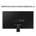 SAMSUNG MONITOR 24 INCH CURVED ESSENTIAL S3 S36GD VA 1800R FHD 1080P 4MS 100HZ 1Y PART + 3Y SERVICE - Image 2