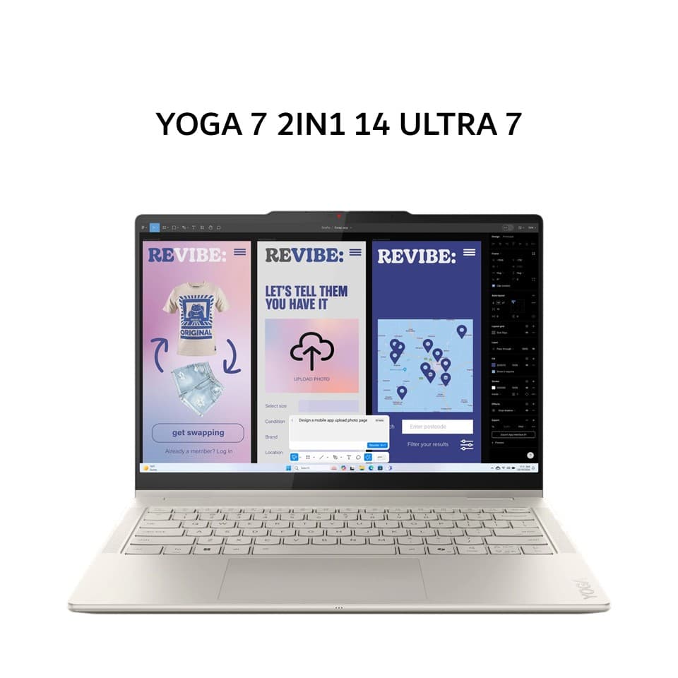LENOVO YOGA 7 2IN1 14 ULTRA 7 258V 32GB 1TB W11+OHS+M365B 14.0 2.8K OLED 120HZ PEN 3Y PREM+3ADP SEASHELL -7CID