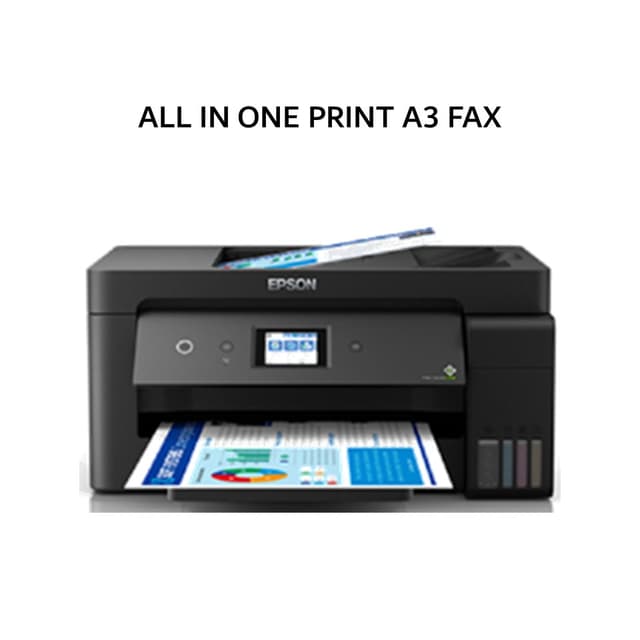 EPSON ALL IN ONE PRINT A3 FAX ADF WIFI ECOTANK L14150 2Y