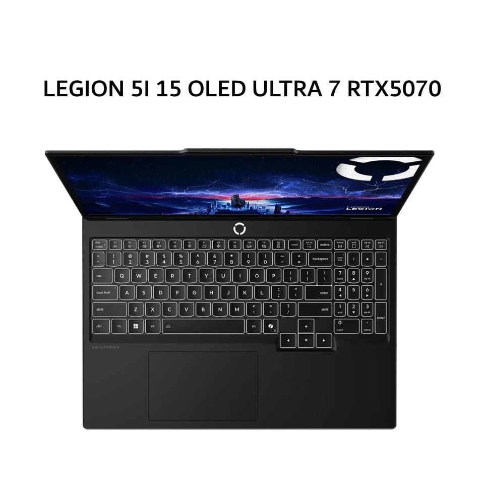 LENOVO LEGION 5I 15 OLED ULTRA 7 255HX RTX5070 8GB/ 32GB 512GB W11+OHS+M365B 15.1WQXGA 165HZ 24ZRGB 3Y+3ADP BLK -64ID