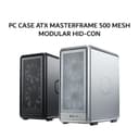 COOLER MASTER PC CASE ATX MASTERFRAME 500 MESH MODULAR HID-CON (2X 200MM SICKLEFLOW ARGB FANS + 1X 120MM ARGB FAN) SILVER 2Y - Variant 1