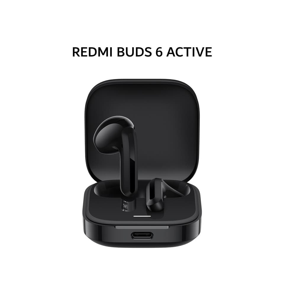 XIAOMI TWS REDMI BUDS 6 ACTIVE - BLACK