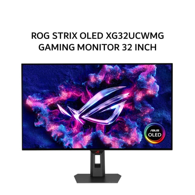 ASUS OLED GAMING MONITOR 32 INCH ROG STRIX OLED XG32UCWMG UHD 4K 2160P 0.03MS 240HZ HDR10 3Y