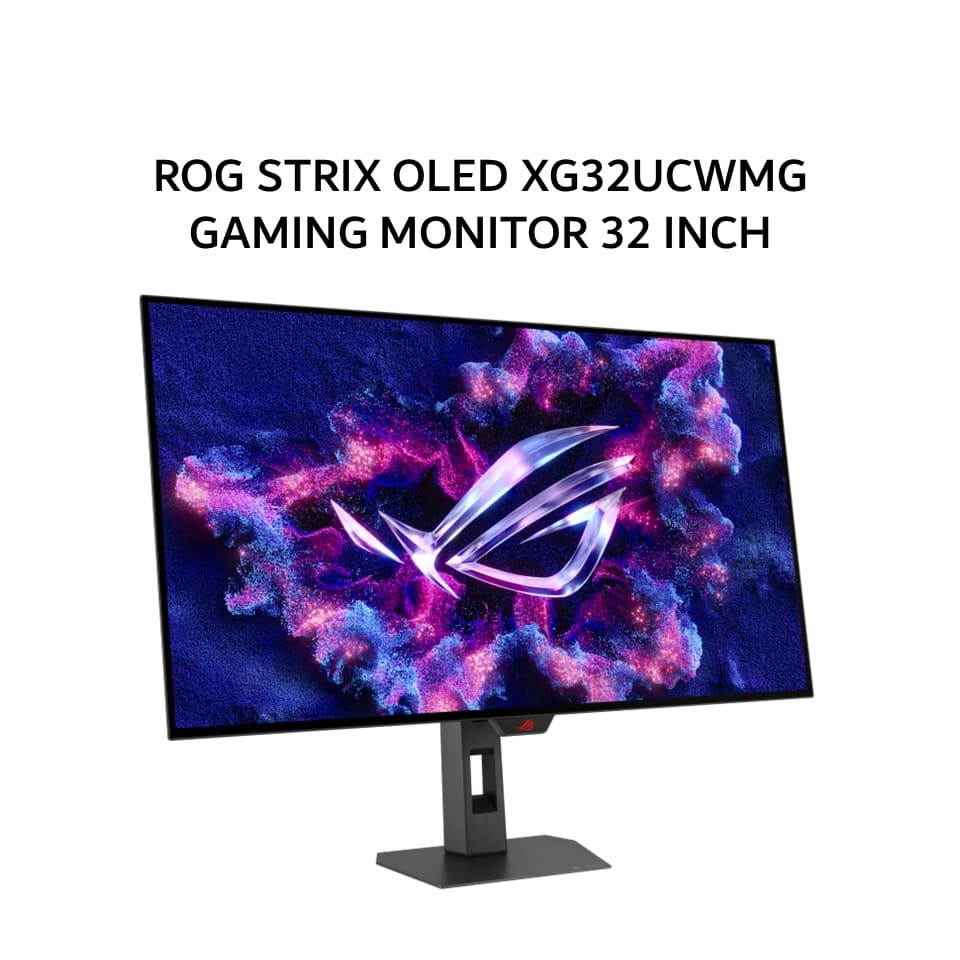 ASUS OLED GAMING MONITOR 32 INCH ROG STRIX OLED XG32UCWMG UHD 4K 2160P 0.03MS 240HZ HDR10 3Y