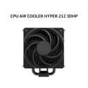 COOLER MASTER CPU AIR COOLER HYPER 212 3DHP BLACK (1X 120MM FAN + 2X HEATPIPES) BLACK 5Y - Variant 1