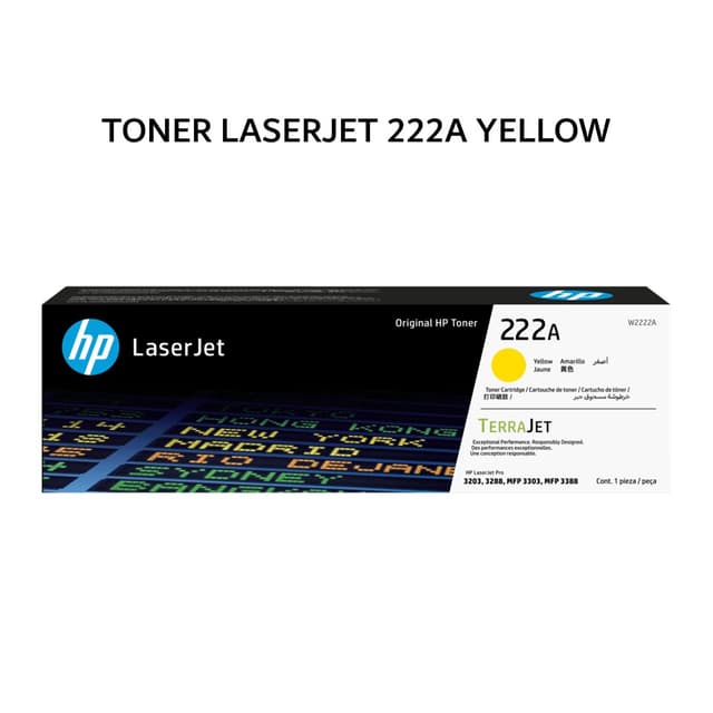 HP TONER LASERJET 222A YELLOW