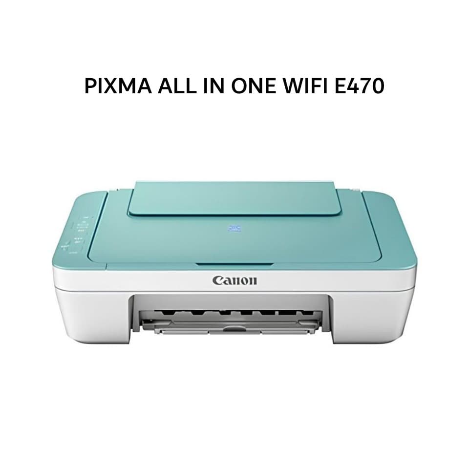 CANON PIXMA ALL IN ONE WIFI E470 GREEN 2Y