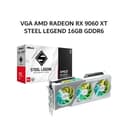 ASROCK VGA AMD RADEON RX 9060 XT STEEL LEGEND 16GB GDDR6 OC WHITE 2Y - Variant 1
