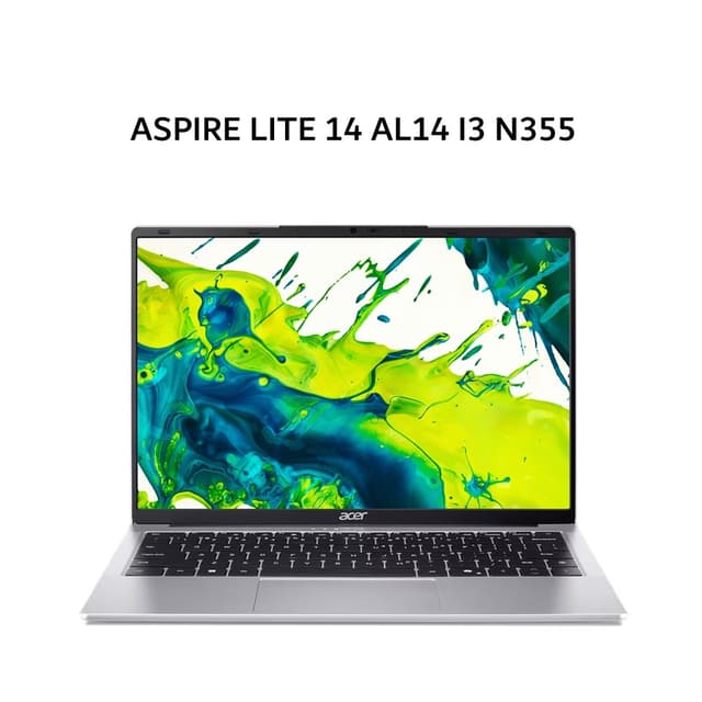 ACER ASPIRE LITE 14 AL14 I3 N355 8GB 256GB W11+OHS+M365B 14.0FHD IPS SLV -37P.38AK