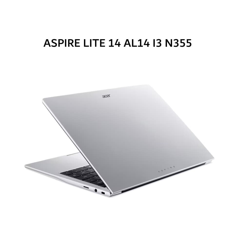 ACER ASPIRE LITE 14 AL14 I3 N355 16GB 512GB W11+OHS+M365B 14.0FHD IPS SLV -37P.316S
