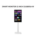 LG SMART MONITOR 32 INCH 32U889SA-W IPS 4K 2160P 5MS 60HZ USB-C TOUCH SCREEN ROLLING STAND SPEAKER ERGONOMIC WEBOS WHITE 3Y - Image 2