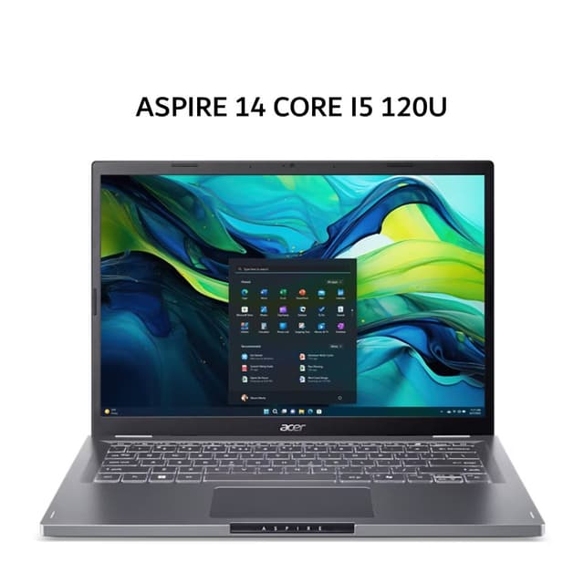 ACER ASPIRE 14 CORE I5 120U 16GB 512GB W11+OHS 14.0WUXGA IPS GRY -51M.52V6