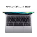 ACER ASPIRE LITE 14 AL14 I5 13500H 8GB 512GB W11+OHS 14.0WUXGA IPS SLV -71P.544E - Image 2