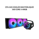 COOLER MASTER CPU AIO COOLER MASTERLIQUID 360 CORE II ARGB (360MM RADIATOR + 3X 120MM ARGB FANS) BLACK 5Y - Variant 1