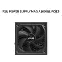 MSI PSU POWER SUPPLY MAG A1000GL PCIE5 (80+ GOLD) FULLY MODULAR ATX 3.1 PCIE 5.1 BLACK 7Y - Variant 1