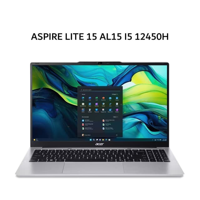 ACER ASPIRE LITE 15 AL15 I5 12450H 8GB 512GB W11+OHS+M365B 15.6WUXGA IPS SLV -71P.51VG