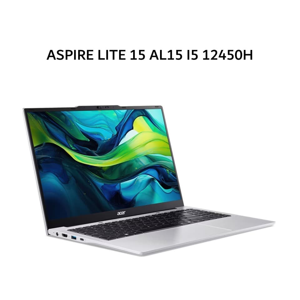 ACER ASPIRE LITE 15 AL15 I5 12450H 8GB 512GB W11+OHS+M365B 15.6WUXGA IPS SLV -71P.51VG